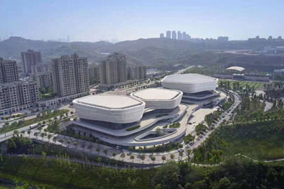 智能幕墙窗工程案例：重庆市全民健身中心体育场馆